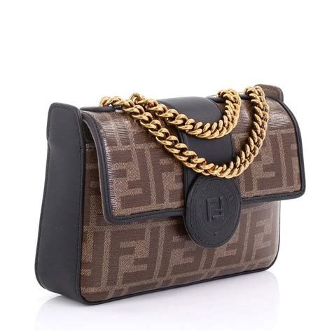 fendi mini double f canvas|fendi baguette bag.